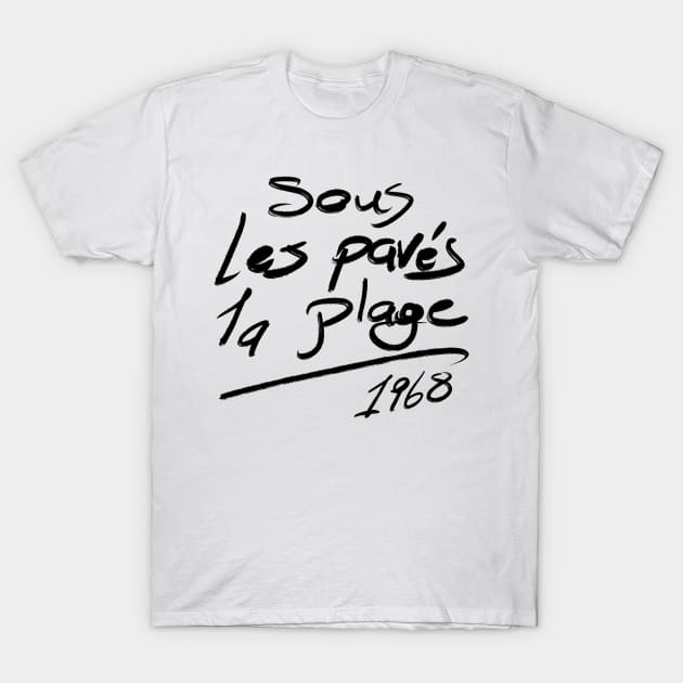 Sous les pavés la plage! T-Shirt by Raimondi